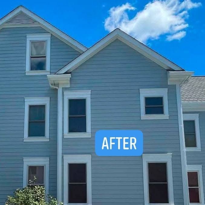 After - Rear Exterior - Cherry Hill Village exterior restoration