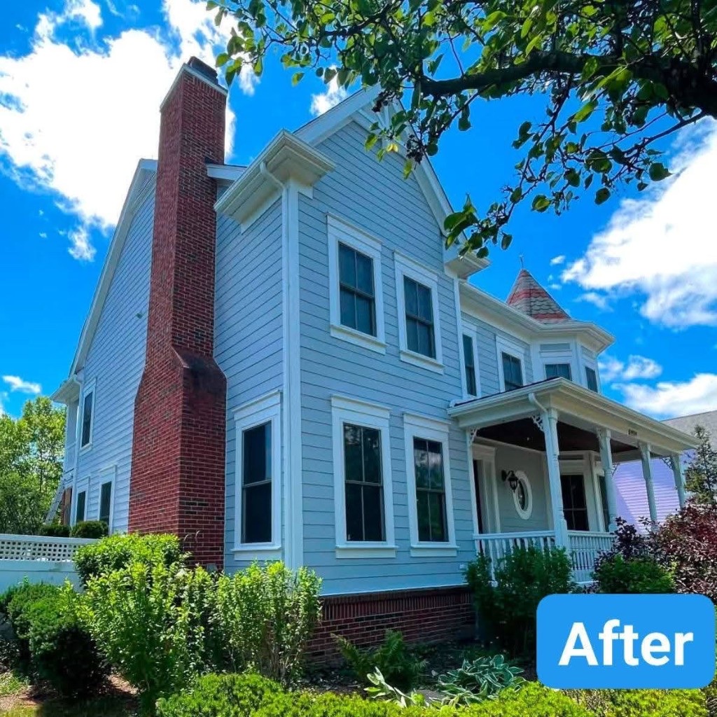 After - Side Exterior - Cherry Hill Village exterior restoration