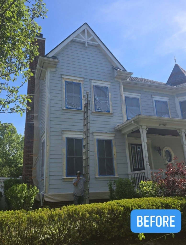 Before - Side Exterior - Cherry Hill Village exterior restoration