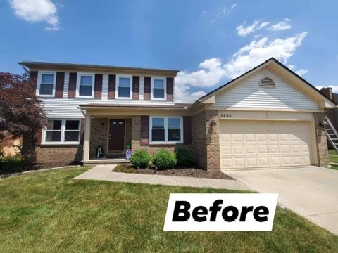 Before - Exterior House Painting
