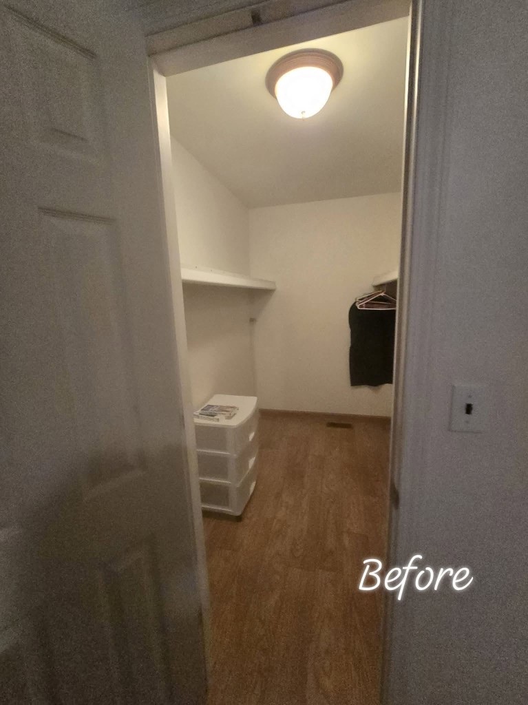 Before - Walk-In Closet - Plymouth, MI whole-home remodel