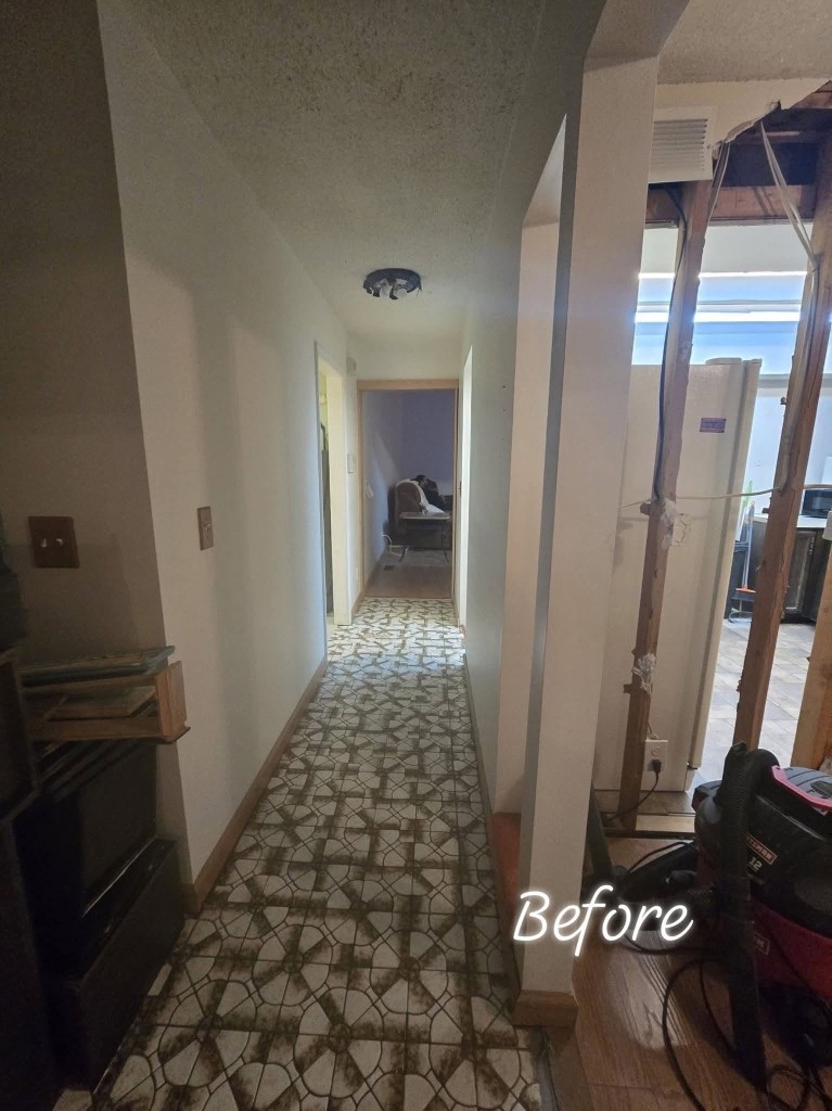 Before - Hallway Update - Plymouth, MI whole-home remodel