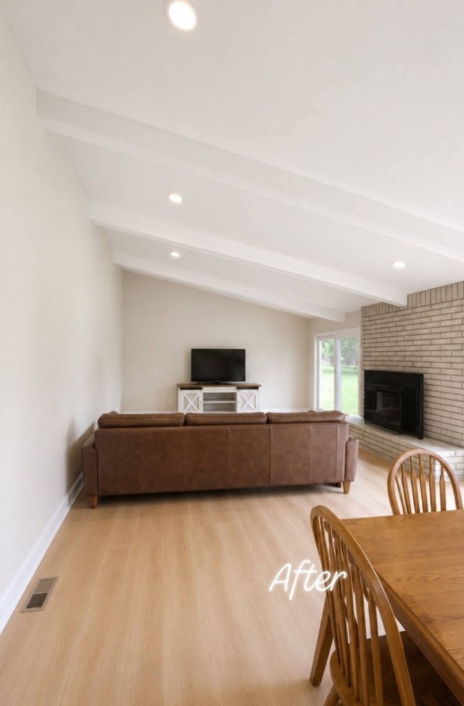 After - Living Room Refresh - Plymouth, MI whole-home remodel